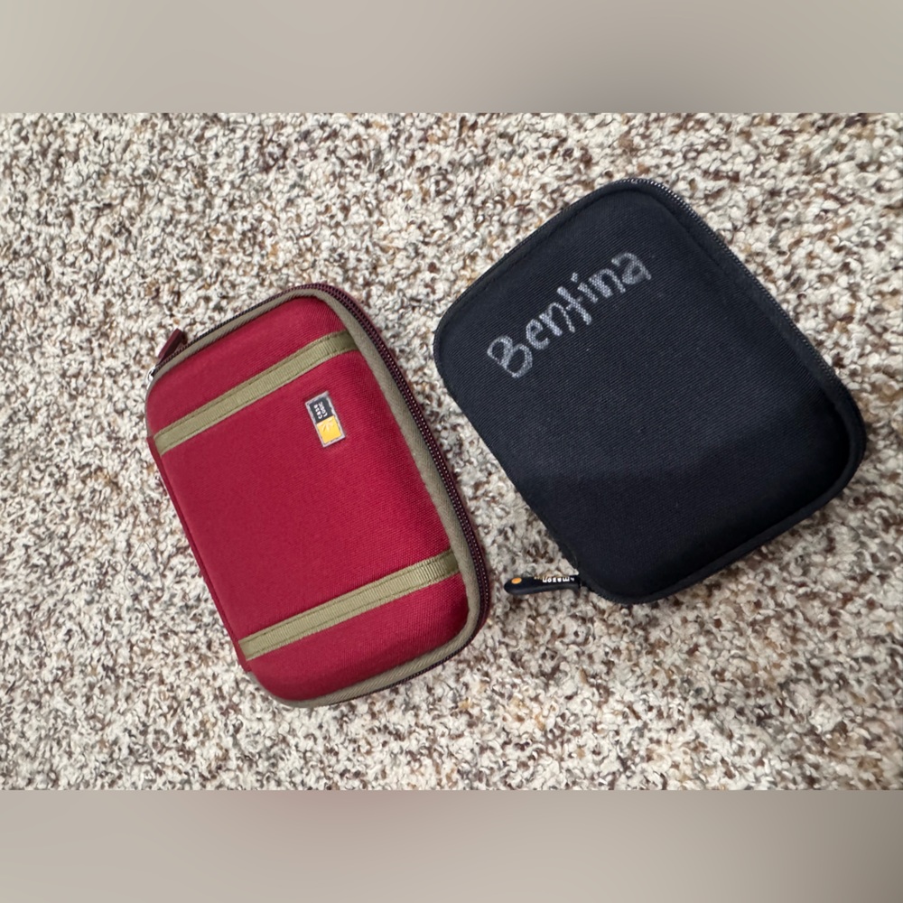Case Logic Hard Drive Cases - Red and Black Electronics Case Set